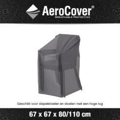 AeroCover Stapelstoelhoes/Gasveerstoelhoes 67 X 67 X 80/110 Cm -Tuinserie Winkel aerocover stapelstoel gasveerstoelhoes antraciet 67x67xh80 1 1000x1000 621e0dbc67908 l