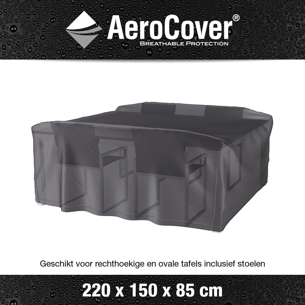 AeroCover Tuinsethoes 220 X 150 X 85 Cm 3 AeroCover Tuinsethoes 220 X 150 X 85 Cm - Afbeelding 3