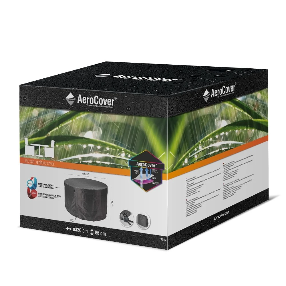 AeroCover Tuinsethoes Ø 320 X H 85 Cm 2 AeroCover Tuinsethoes Ø 320 X H 85 Cm - Afbeelding 2