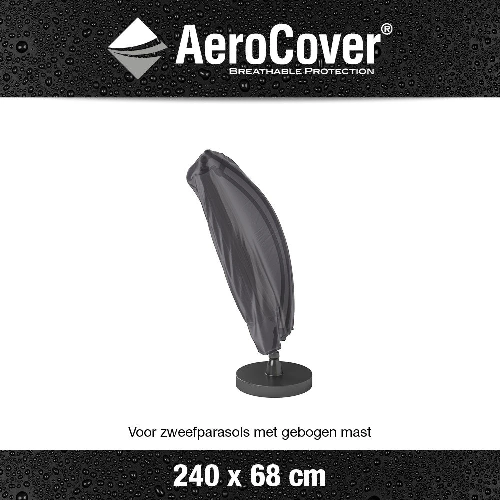 AeroCover Zweefparasolhoes H 240 X 68 Cm 3 AeroCover Zweefparasolhoes H 240 X 68 Cm - Afbeelding 3