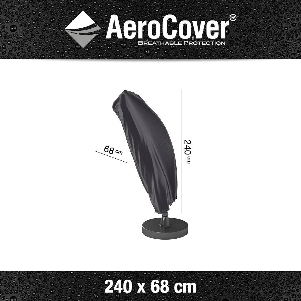 AeroCover Zweefparasolhoes H 240 X 68 Cm 4 AeroCover Zweefparasolhoes H 240 X 68 Cm - Afbeelding 4