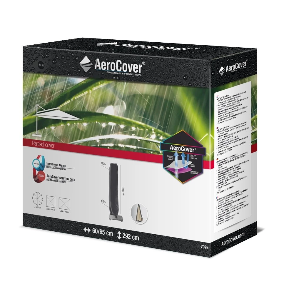 AeroCover Zweefparasolhoes H 292 X 60/65 Cm 2 AeroCover Zweefparasolhoes H 292 X 60/65 Cm - Afbeelding 2
