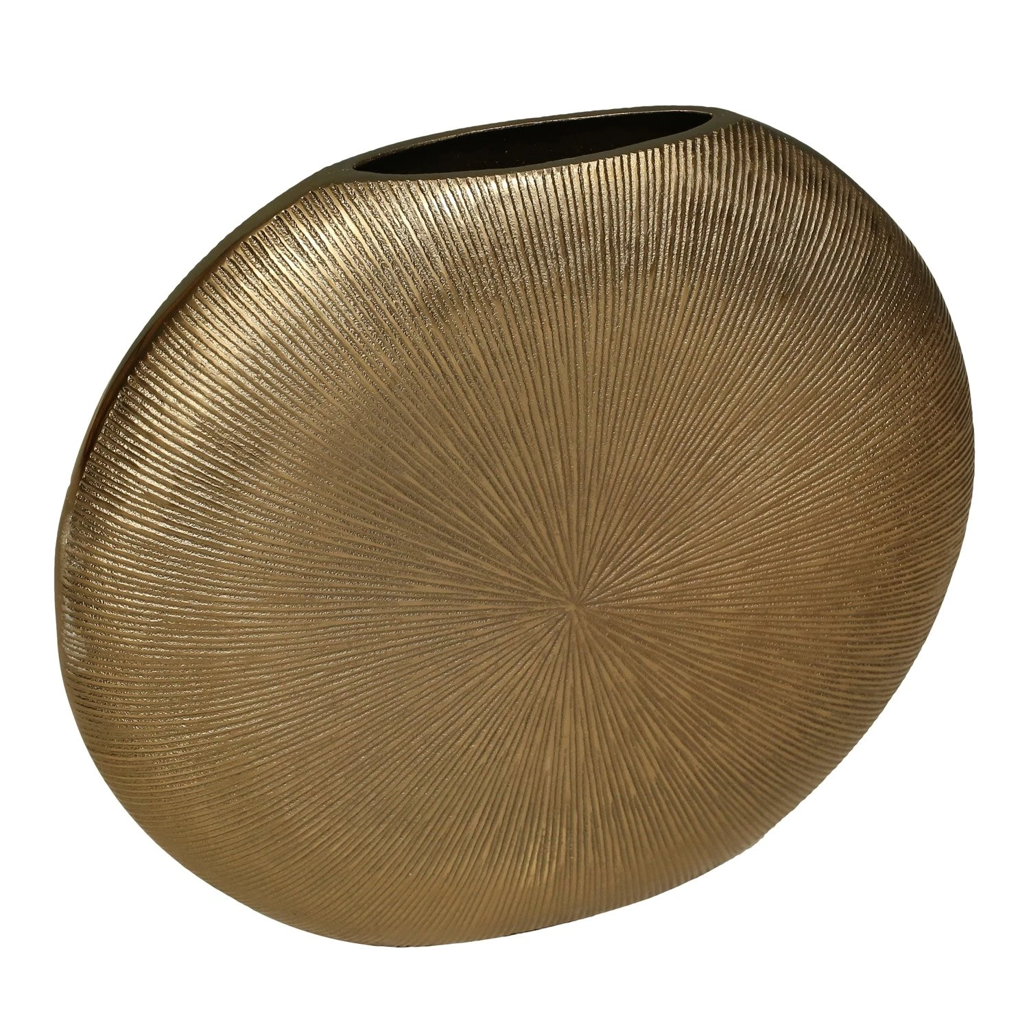 Bloemenvaas Brass Antique - 33 X 9 X 37 Cm 2 Bloemenvaas Brass Antique - 33 X 9 X 37 Cm - Afbeelding 2