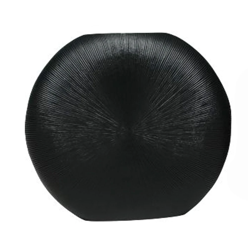 Bloemenvaas Brass Matzwart - 33 X 9 X 37cm 1 Bloemenvaas Brass Matzwart - 33 X 9 X 37cm