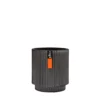 Capi Europe Vaas Cilinder Groove 15x17 Zwart