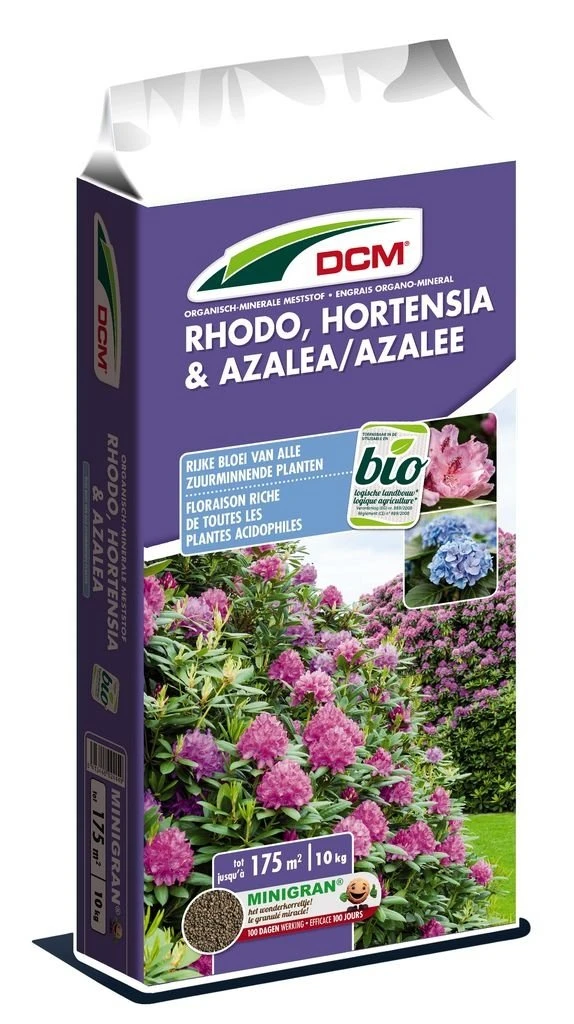 DCM Meststof Rhodo, Hortensia & Azalea (MG) (10 Kg) 1 DCM Meststof Rhodo, Hortensia & Azalea (MG) (10 Kg)