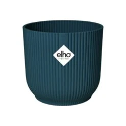 Elho Bloempot Vibes Fold Rond 25cm Blauw