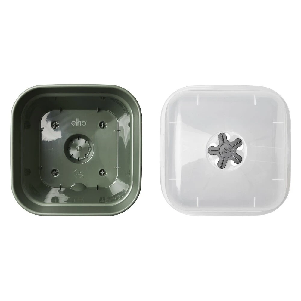 Elho Green Basics Kweekpot Vierk. Allin1 35 Cm Groen 4 Elho Green Basics Kweekpot Vierk. Allin1 35 Cm Groen - Afbeelding 4