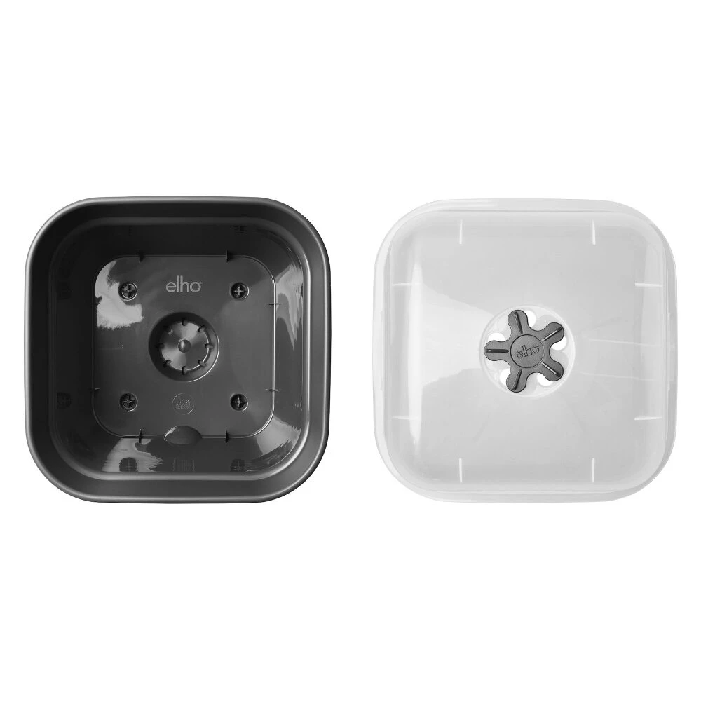 Elho Green Basics Kweekpot Vierk. Allin1 35 Cm Zwart 4 Elho Green Basics Kweekpot Vierk. Allin1 35 Cm Zwart - Afbeelding 4