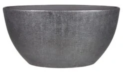 Floran Ovaal Mira 49x20x25cm Industrieel Zwart