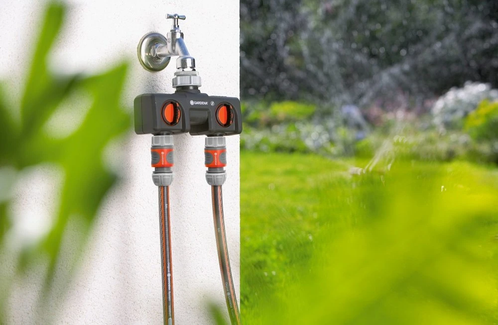 GARDENA 2-weg Waterverdeler 2 GARDENA 2-weg Waterverdeler - Afbeelding 2