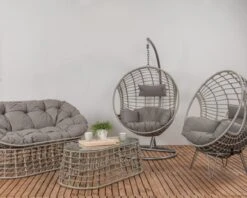 London Hang-ei Wicker Grijs - 129 X 105 X 186 Cm -Tuinserie Winkel london hang ei wicker grijs 129 x 105 x 186 cm 1181x945 623468a4a14c2 l