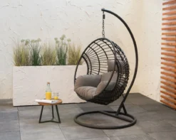 London Hang-ei Wicker Zwart - 129 X 105 X 186 Cm -Tuinserie Winkel london hang ei wicker zwart 129 x 105 x 186 cm 1181x944 623468a1b4ccf l