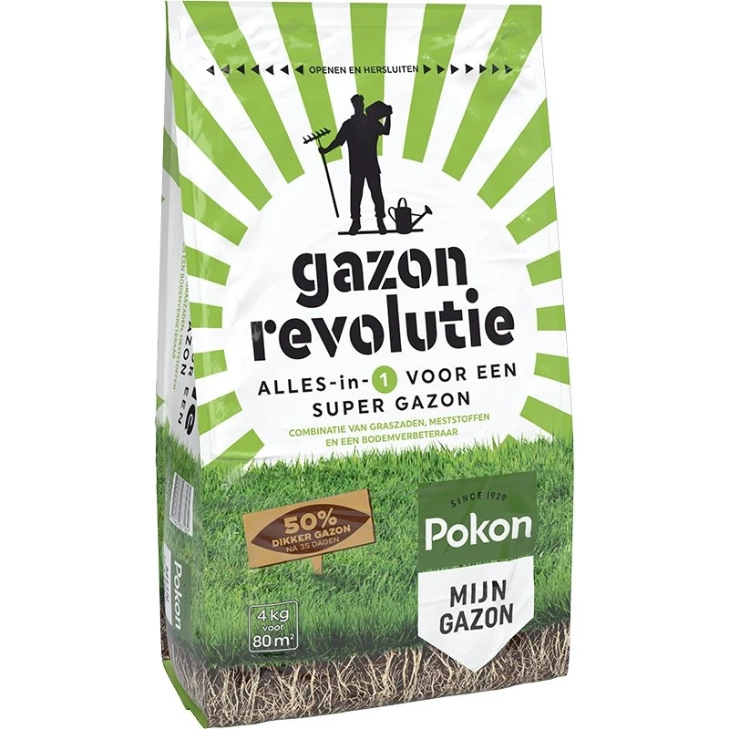 Pokon Gazon Revolutie 4kg 2 Pokon Gazon Revolutie 4kg - Afbeelding 2