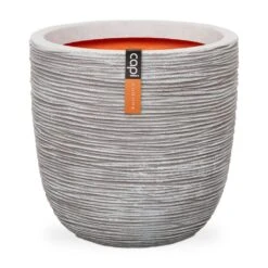 Pot Bol Rib NL 54x52 Ivoor