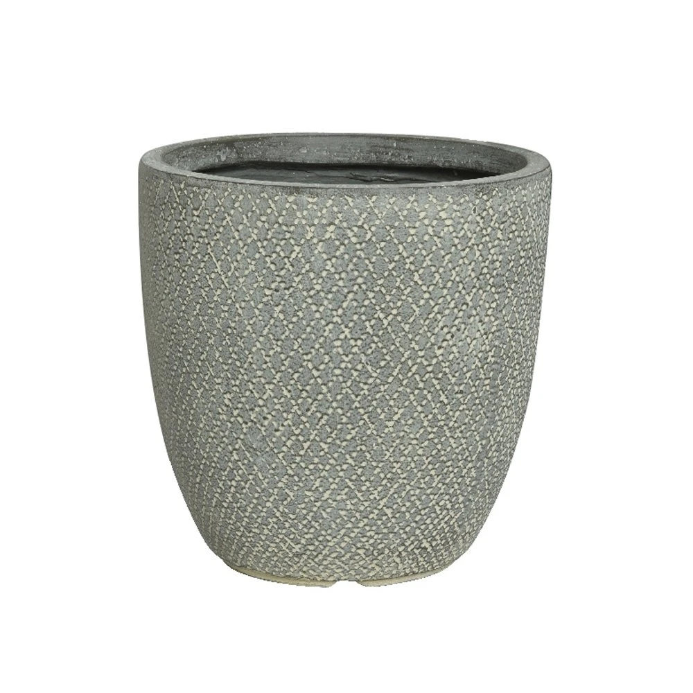 Pot Fender DonkerGrijs - Ø 37,5 X H 35 Cm 1 Pot Fender DonkerGrijs - Ø 37,5 X H 35 Cm