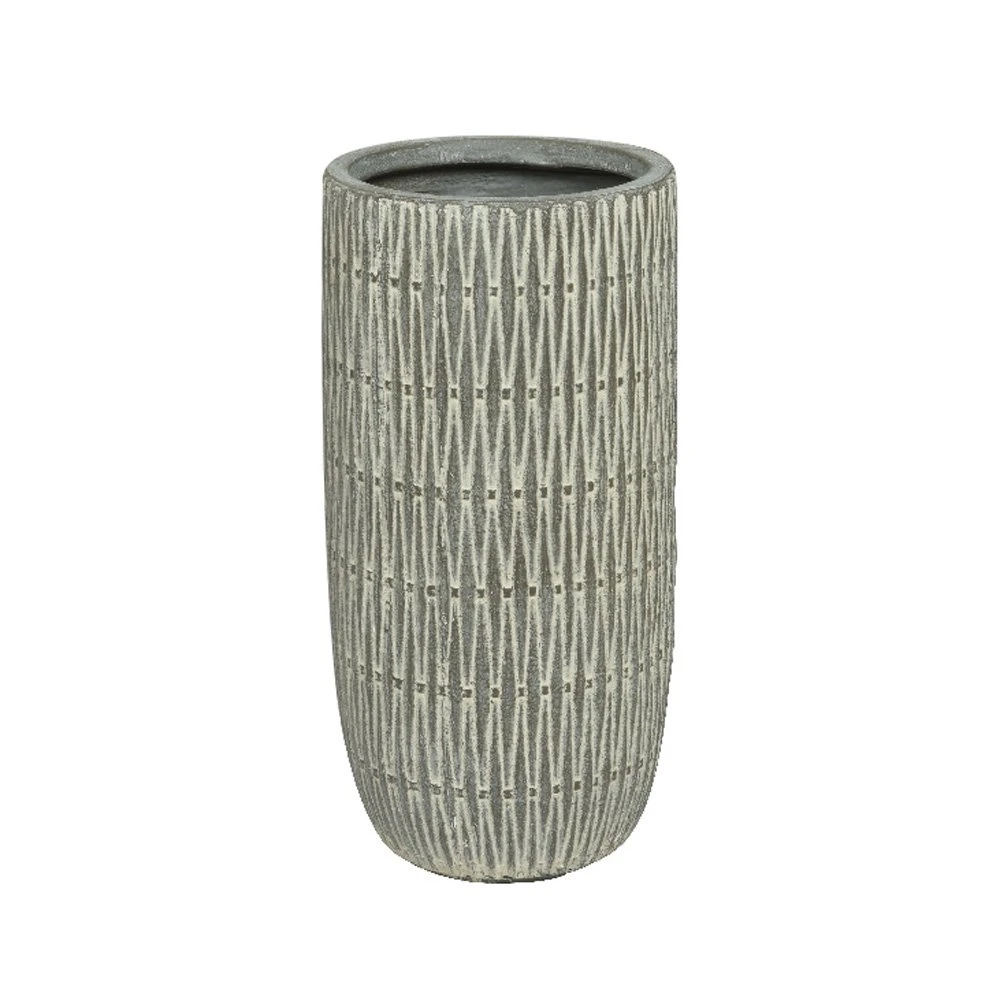 Pot James Grijs - Ø 34 X H 63,5 Cm 1 Pot James Grijs - Ø 34 X H 63,5 Cm