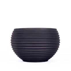 Pot Matt Black - D40x26cm