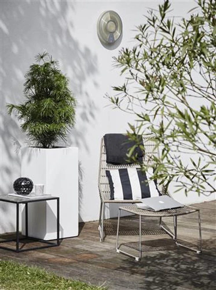 Pot Rechthoek Wit - 25 X 25 X 67 Cm 2 Pot Rechthoek Wit - 25 X 25 X 67 Cm - Afbeelding 2