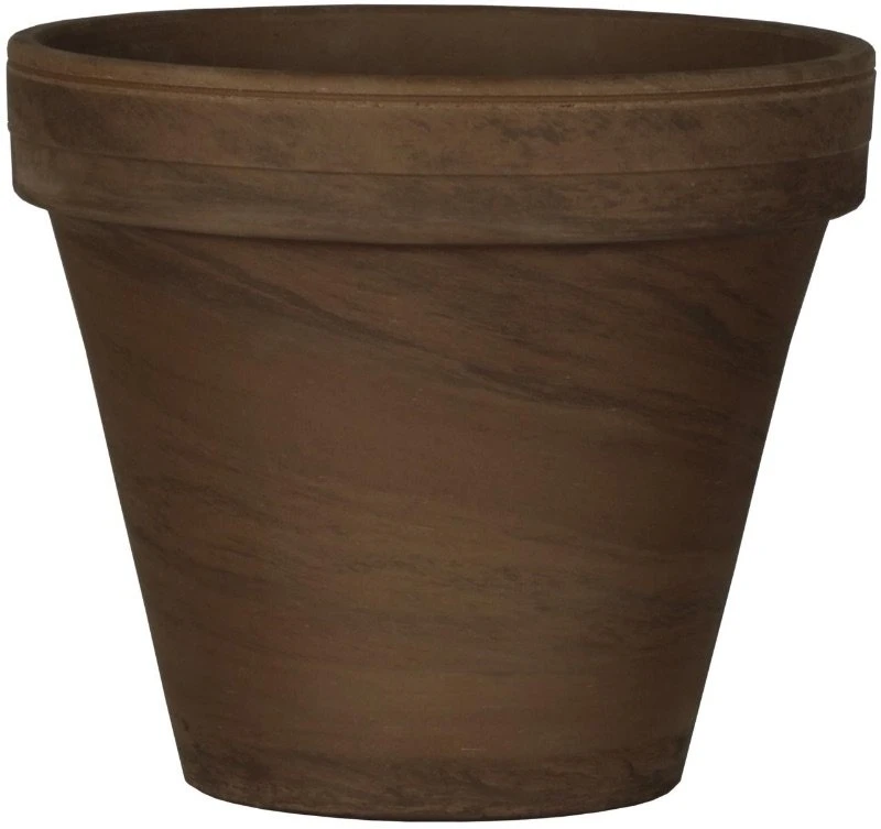 Terracotta Bloempot Spang Basalt 32cm 1 Terracotta Bloempot Spang Basalt 32cm
