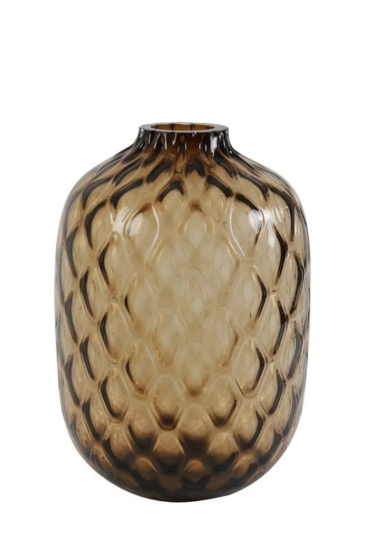 Vaas CARINO Bruin - 29 X 29 X 42 Cm 1 Vaas CARINO Bruin - 29 X 29 X 42 Cm