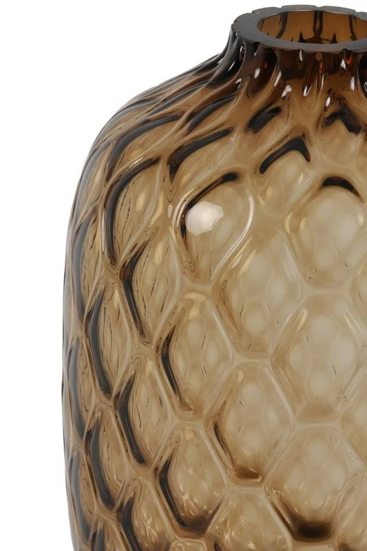 Vaas CARINO Bruin - 29 X 29 X 42 Cm 2 Vaas CARINO Bruin - 29 X 29 X 42 Cm - Afbeelding 2