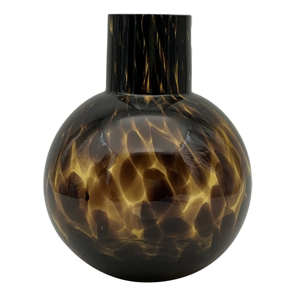 Vaas Glas Animal - Ø 14 X H 18 Cm 1 Vaas Glas Animal - Ø 14 X H 18 Cm