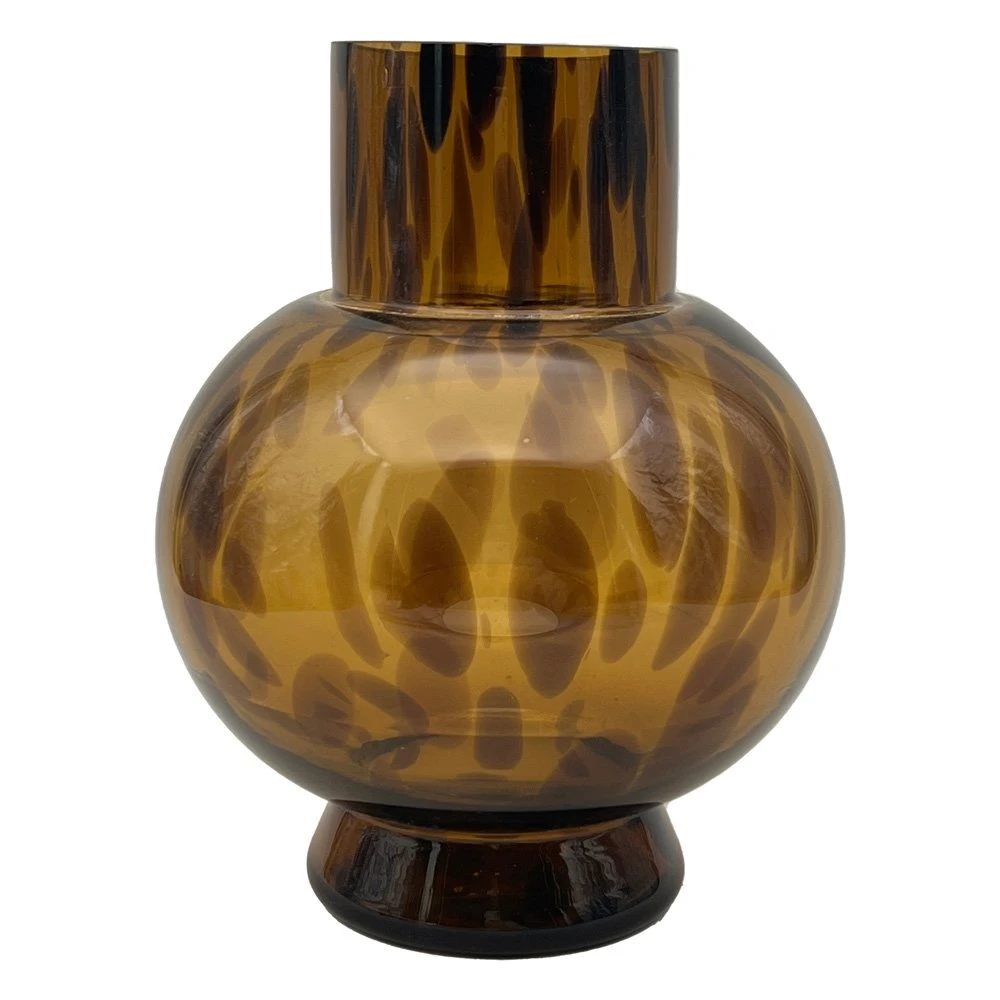 Vaas Glas Animal - Ø 18 X H 22 Cm 1 Vaas Glas Animal - Ø 18 X H 22 Cm