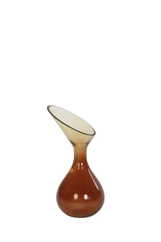 Vaas HERLEY Bruin - 13 X 13 X 25 Cm 1 Vaas HERLEY Bruin - 13 X 13 X 25 Cm