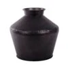 Vaas Metaal Rustique Black - H 39 X D 40 Cm